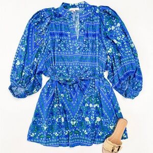 Boutique Puff-Sleeve Mini Dress